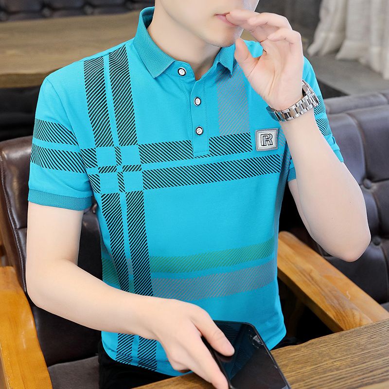 Áo Thun Polo Cotton Tay Ngắn Phong Cách Thời Trang Mùa Hè Mới Cho Nam Giới [20% Off]