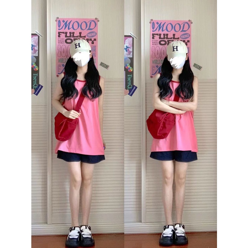 Áo Thun Không Tay Dáng Rộng Thời Trang Mùa Hè Dành Cho Nữ