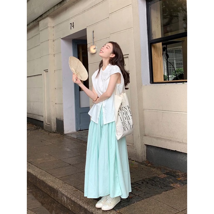 Set Áo Và Chân Váy Phong Cách Preppy Thời Trang Cho Nữ 6.6 Tuổi