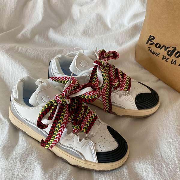 Xi Shu Chính Hãng Niche Giày Thể Thao Đế Dày Phong Cách Retro Đơn Giản Dễ Phối Đồ Dành Cho Nữ