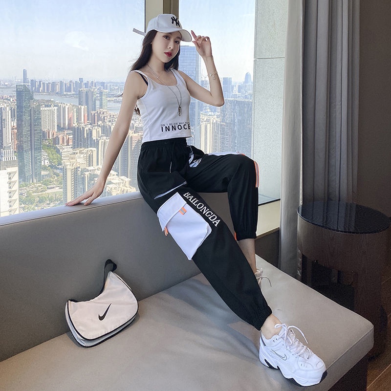 Quần Yếm Dáng Rộng Nhiều Túi Phong Cách Mới Mùa Hè Hợp Thời Trang Cho Nữ