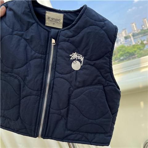 Áo Ghi Lê Lót Cotton Mỏng Giữ Ấm Phong Cách Hàn Quốc Thời Trang Công Sở 2022 Mới Cho Bé Trai Và Bé Gái