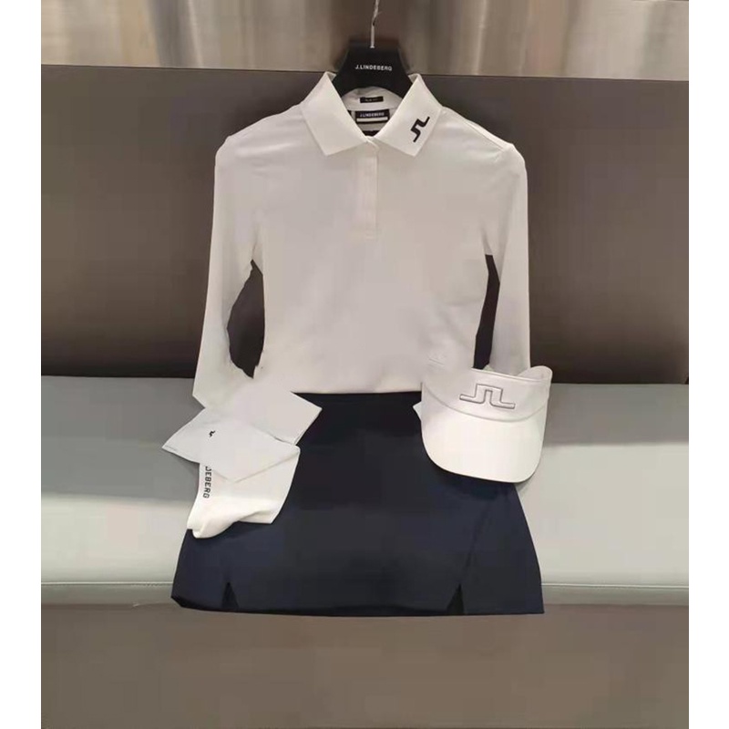 Áo Thun polo Dài Tay Phong Cách Hàn Quốc Mới Đánh golf Mùa Hè Dành Cho Nữ