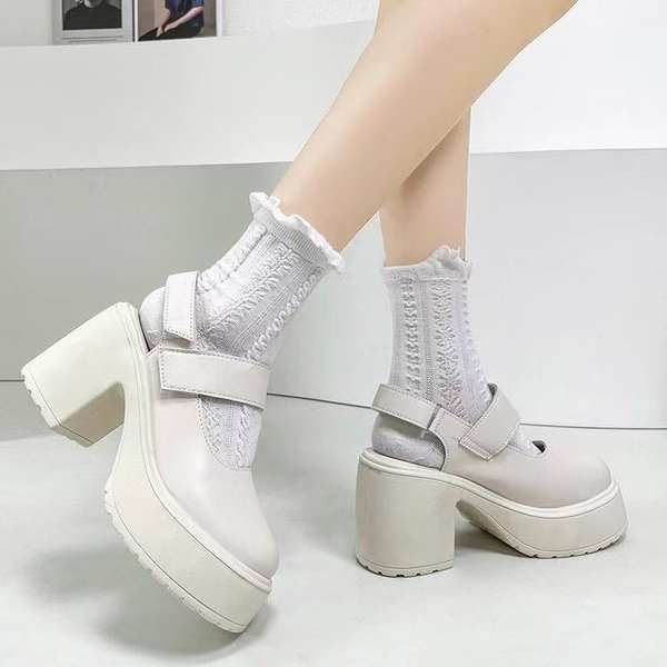 Giày cao gót nữ lolita mary jane giày da nữ