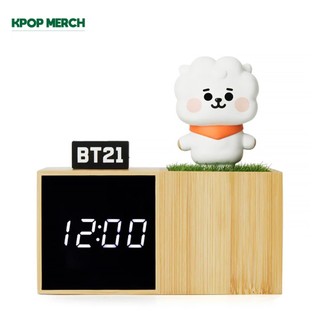 Đồng hồ BT21 đèn led kỹ thuật số hình baby xinh xắn
