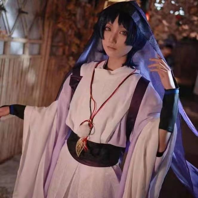 Genshin Impact cosplay Scaramouche Cosplay Costume Balladeer Kimono Costume Christmas Halloween Comic Con Carnival wig