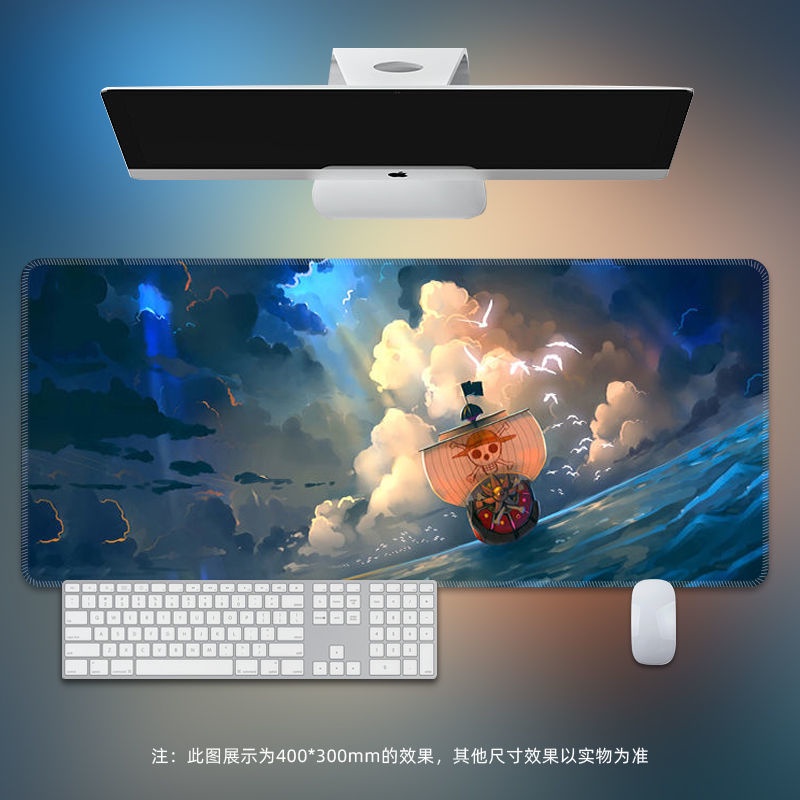 Tấm Lót Chuột Và Bàn Phím Chơi Game Hai Chiều In Hình Vẽ Phong Cảnh Anime