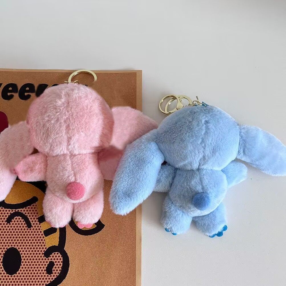 Móc Khóa Búp Bê Nhồi Bông Hình Stitch Dễ Thương