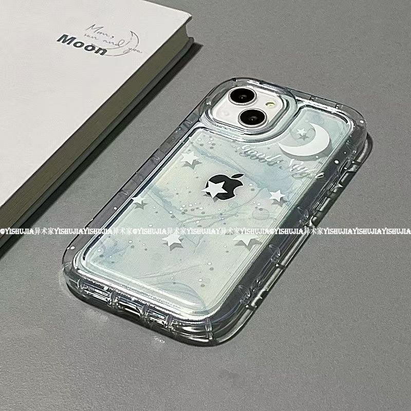 ✅Ốp Điện Thoại Thời Trang Cho Iphone111314Ốp Điện Thoại Cao Su Mềm Nhuộm Xanh Chống Sốc Cho Apple Pro12 max 6N1Z