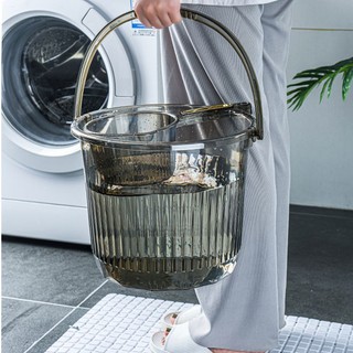 Xô Đựng Nước Trong Suốt Di Động Sang Trọng Tiện Dụng Cho Học Sinh