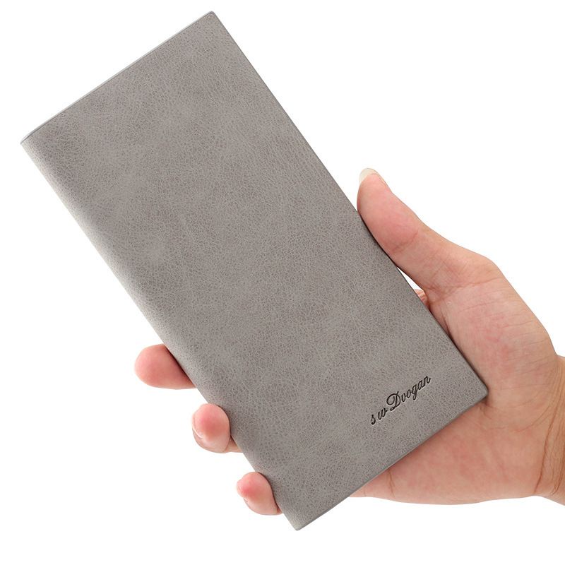 Ví Dài Siêu Mỏng Đựng Nhiều Thẻ Phong Cách Hàn Quốc Dành Cho Nam