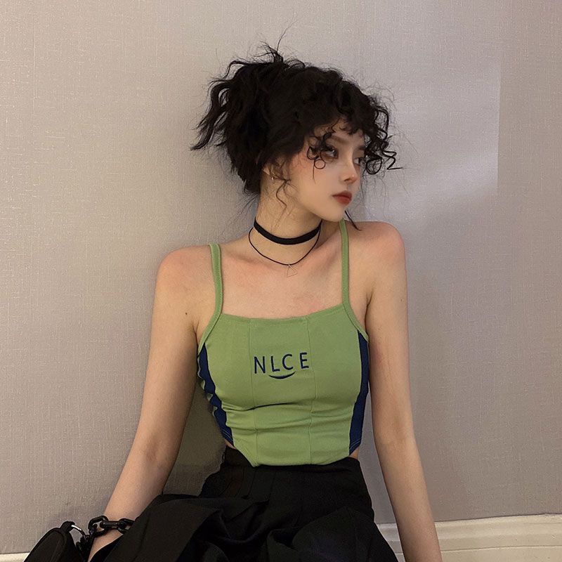 Áo Hai Dây Ôm Dáng Phong Cách Mỹ Thời Trang Cho Nữ