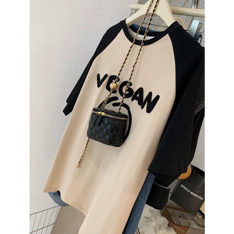 Áo Thun Tay Ngắn Chất Cotton Màu Trơn Cỡ Lớn 300KG / 240KG Phong Cách Châu Âu Thời Trang Mùa Hè Cho Nữ