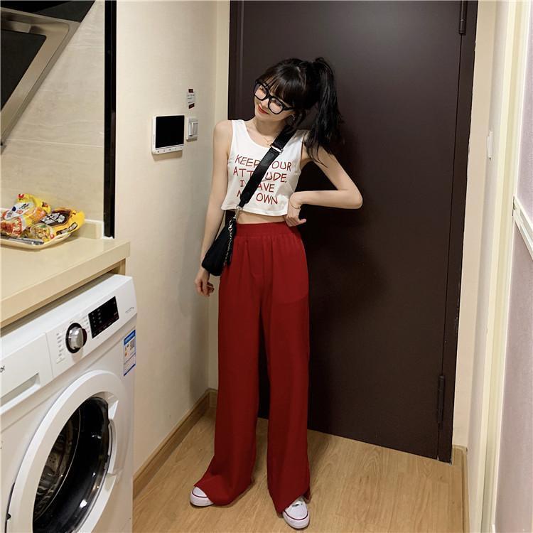 Áo Thun Thể Thao Cotton Không Tay Dáng Rộng Phong Cách Hàn Quốc Thời Trang Mùa Hè Cho Nữ