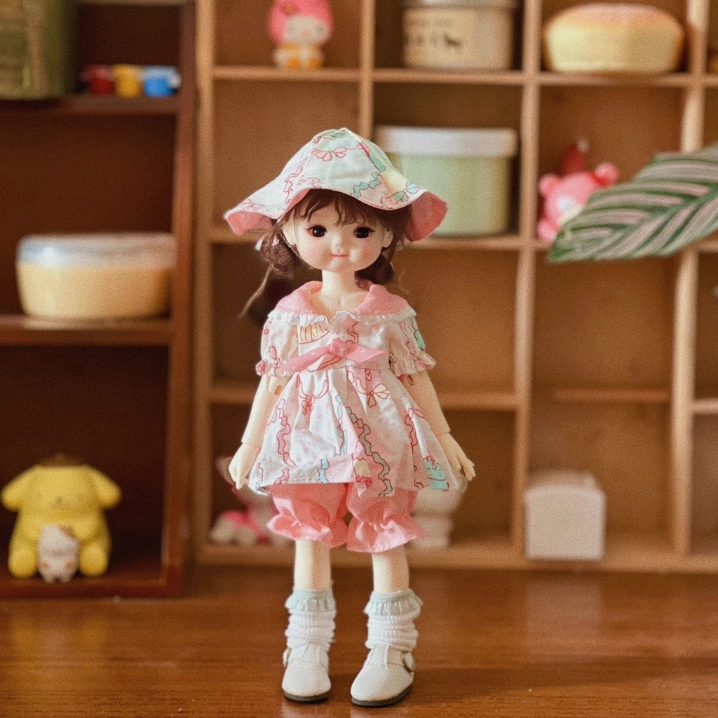 Búp Bê 6 Điểm bjd 30cm 6 Điểm 30cm Mặc Đầm Thời Trang Xinh Xắn Cho Bé Gái
