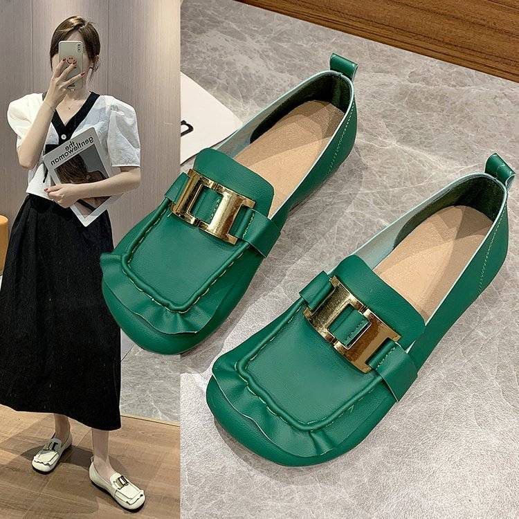 Hàng Mới Về Mới Giày Búp Bê Đế Mềm Mũi Vuông Thoải Mái Thời Trang Cho Nữ