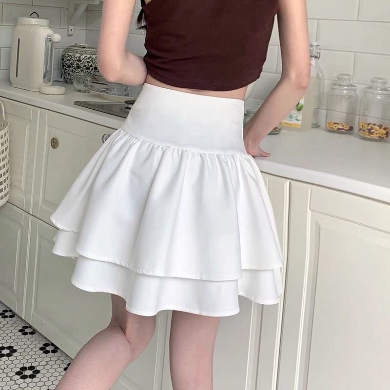 [Hot Sale] Chân Váy Chữ a Xếp Ly Lưng Cao Dáng Ôm Kích Thước Lớn Thời Trang Xuân Hè Dành Cho Bạn Nữ