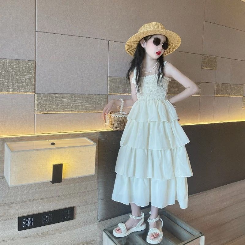 Hàng Mới Về Đầm Hai Dây Thời Trang Mới 2023 Cho Bé Gái