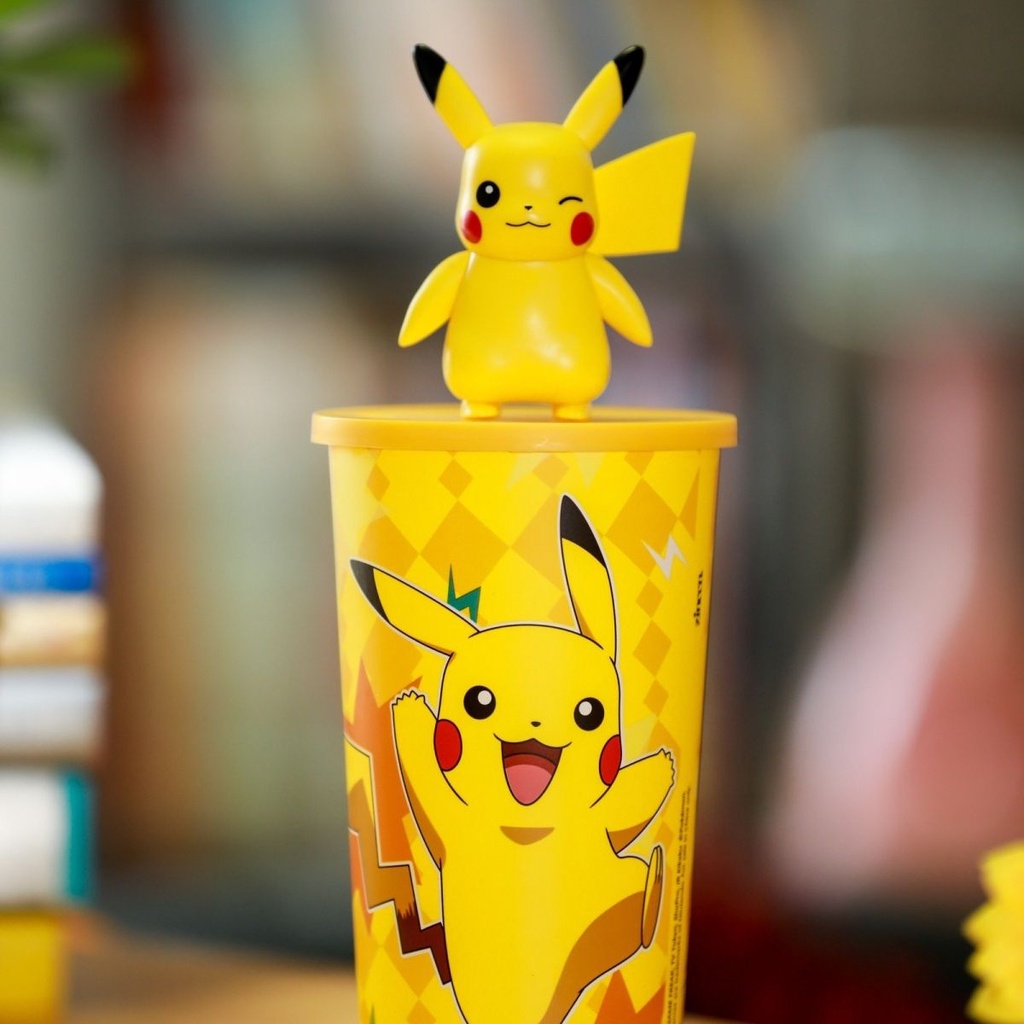 Bình Nước Họa Tiết Hoạt Hình Pokemon Xinh Xắn