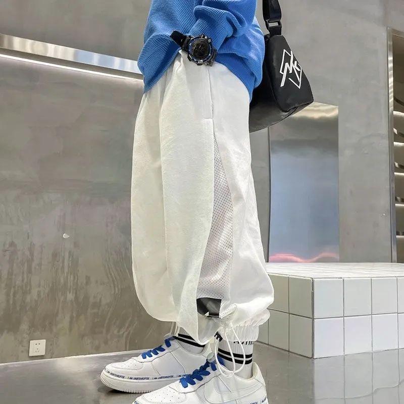 Quần Dài Thể Thao In Chữ Phong Cách Phương Tây Thời Trang Xuân Hè 2023 Mới Cho Bé Trai