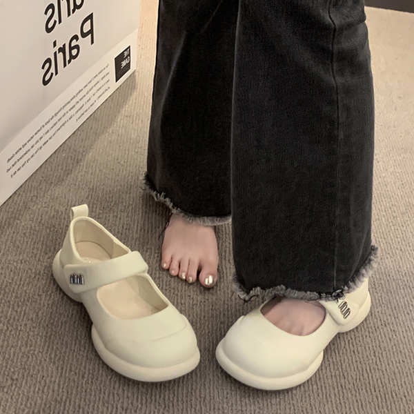 Mary jane giày da nhỏ nữ giày lười jk mùa hè