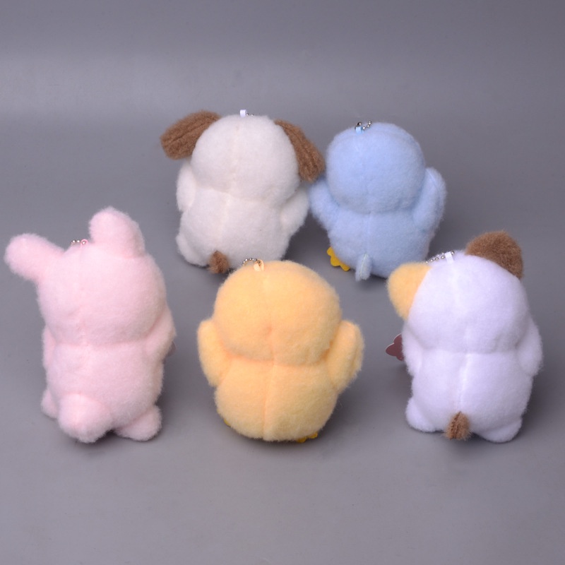 Thú Nhồi Bông Hình Chim Cánh Cụt / Mèo / Gà / Chim Cánh Cụt Dễ Thương Cho Bé