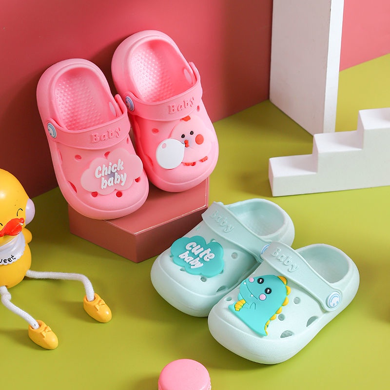 Dép Sandal Crocs Đế Mềm Chống Trượt Đi Trong Nhà Dành Cho Bé Trai Và Bé Gái