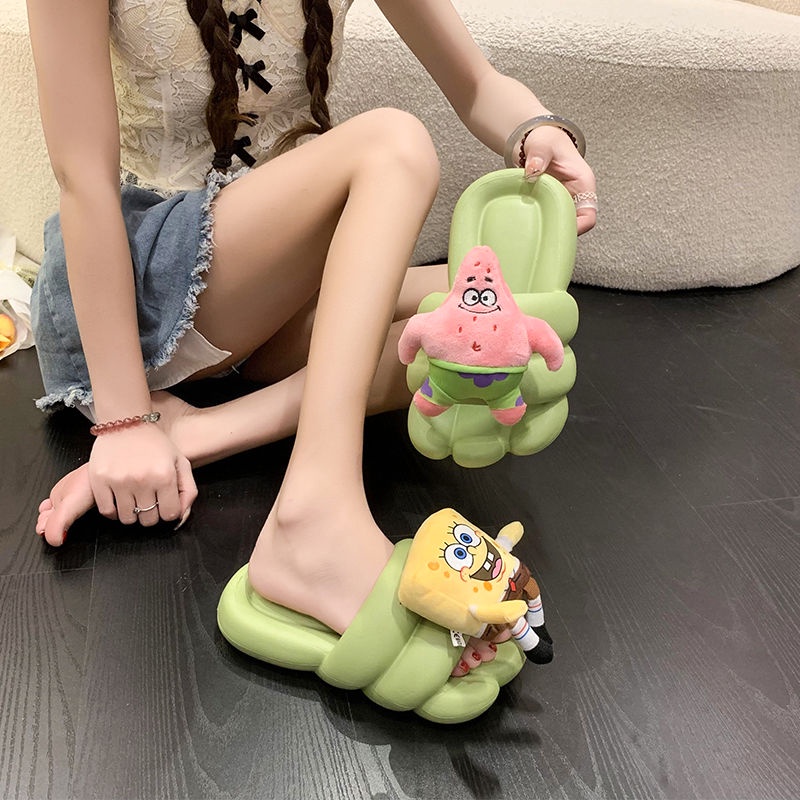 Dép lê nữ 2023 mẫu mới SpongeBob dễ thương