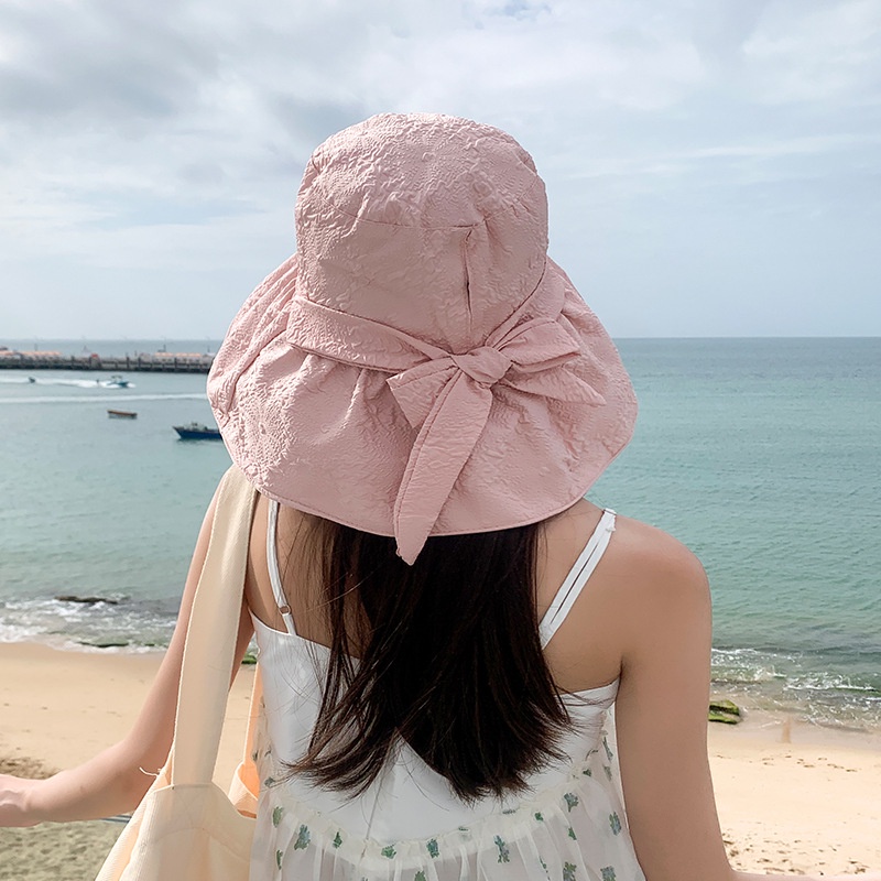 Mu lu o Ii Nón Vành Rộng Chống Nắng Chống Tia Cực Tím Phong Cách Hàn Quốc Đi Biển Mùa Hè Ngoài Trời Cho Nữ IOOI