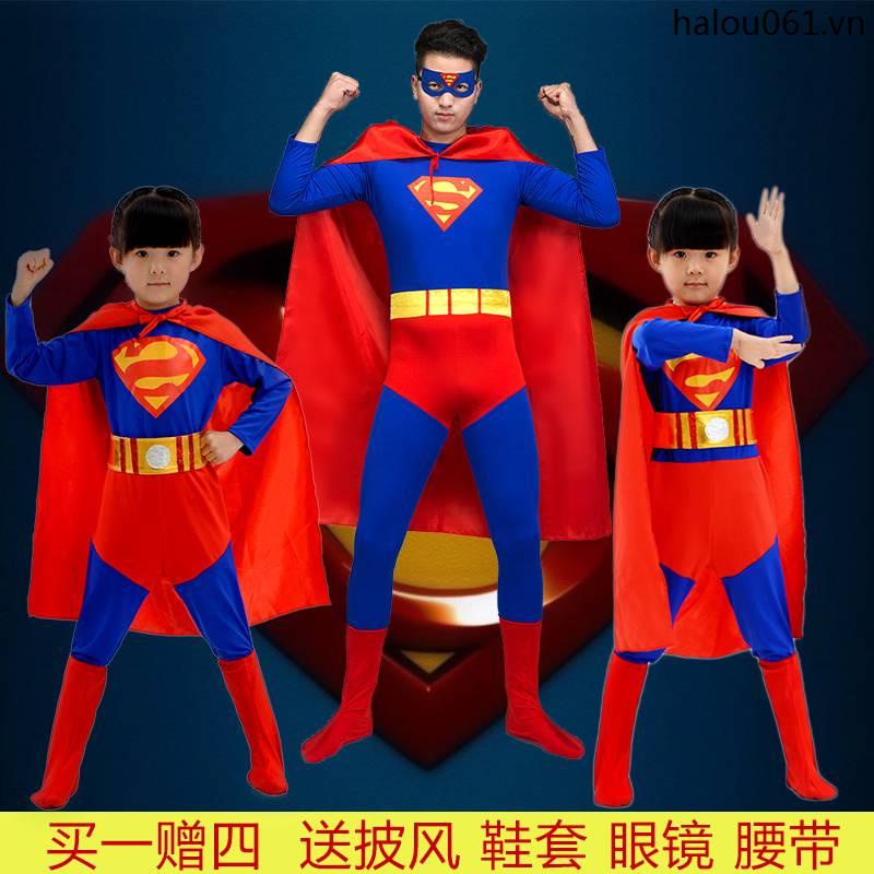Bộ Đồ Hóa Trang Superman Độc Đáo Cho Bé Trai Mẫu Giáo