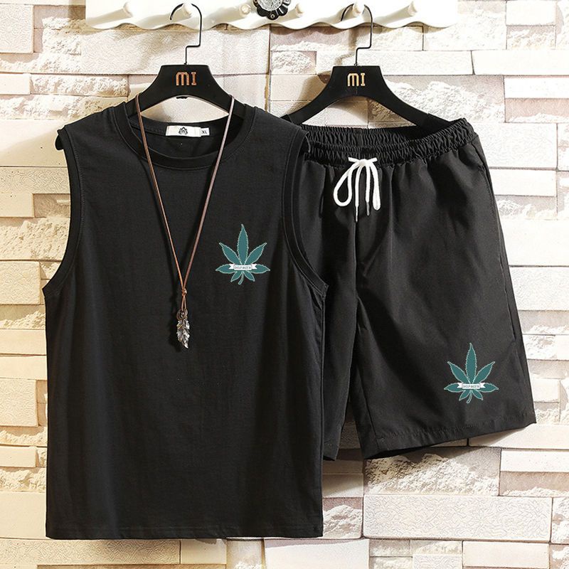 Set Áo Thun Ba Lỗ Và Quần Short Thời Trang Mùa Hè Cho Nam