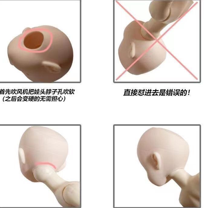 Đầu Búp Bê Trang Điểm bjd 6 Điểm Đầu Búp Bê bjd Bé Trai Trang Điểm Khớp Búp Bê Khớp Nối 4 Cánh Nguyên Chất bjd Phụ Kiện Trang Trí Đầu Bé Trai 4 Điểm 4.28 4.28