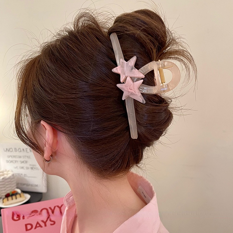 Kẹp Tóc Ngôi Sao Năm Cánh Cỡ Lớn Thời Trang Mùa Hè Cao Cấp Cho Nữ
