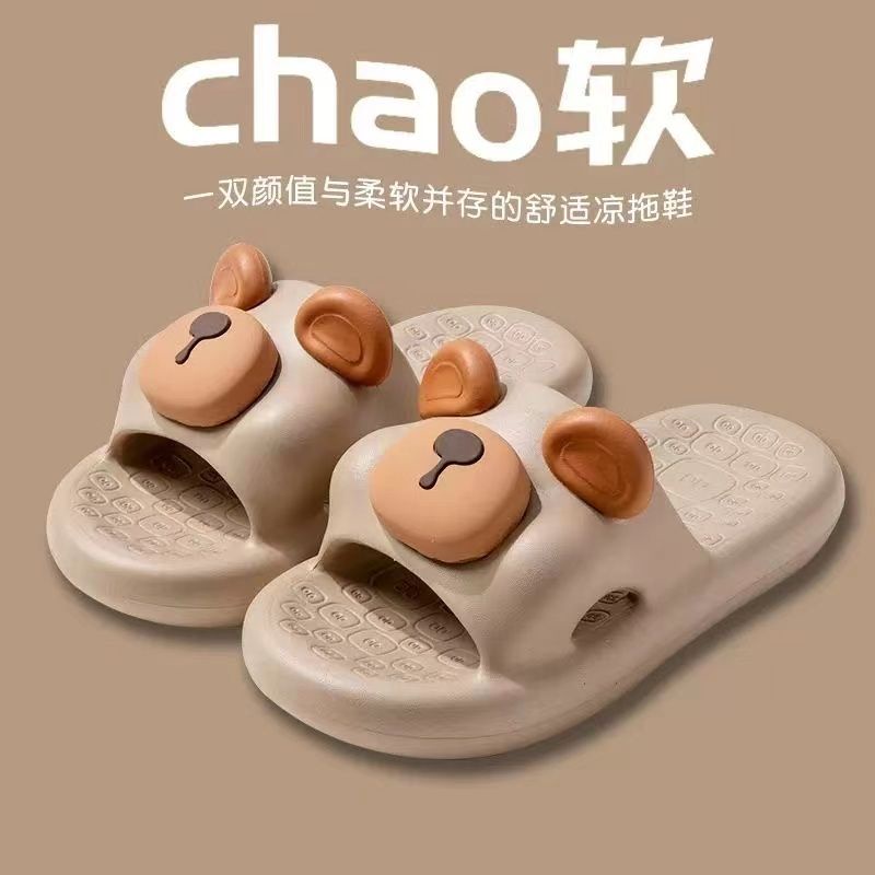 Dép Sandal Đế Mềm Dày Dặn Họa Tiết Bò Sữa Hoạt Hình Dễ Thương Thời Trang Mùa Hè Cho Cặp Đôi