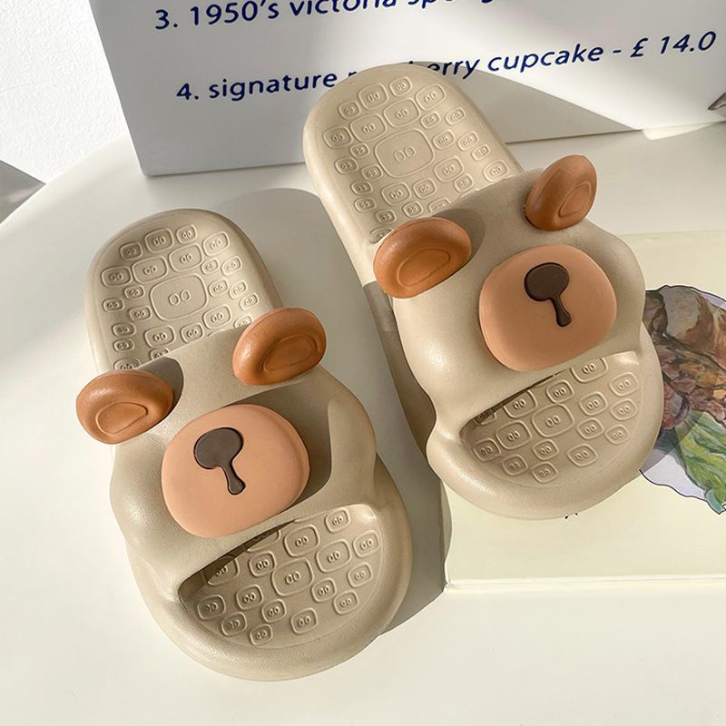 Dép Sandal Đế Mềm Dày Dặn Họa Tiết Bò Sữa Hoạt Hình Dễ Thương Thời Trang Mùa Hè Cho Cặp Đôi