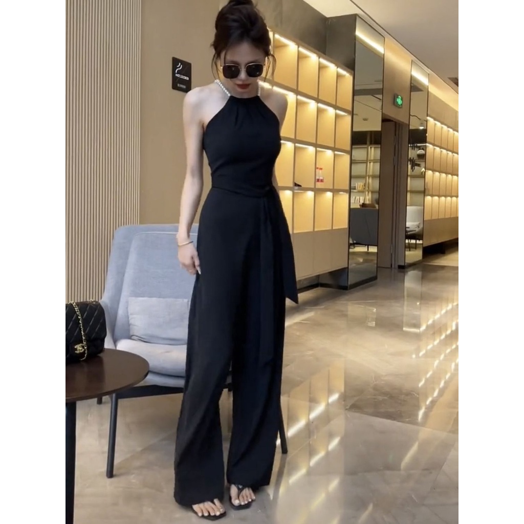 Jumpsuit Trễ Vai Thời Trang Mùa Hè 2023 Cho Nữ
