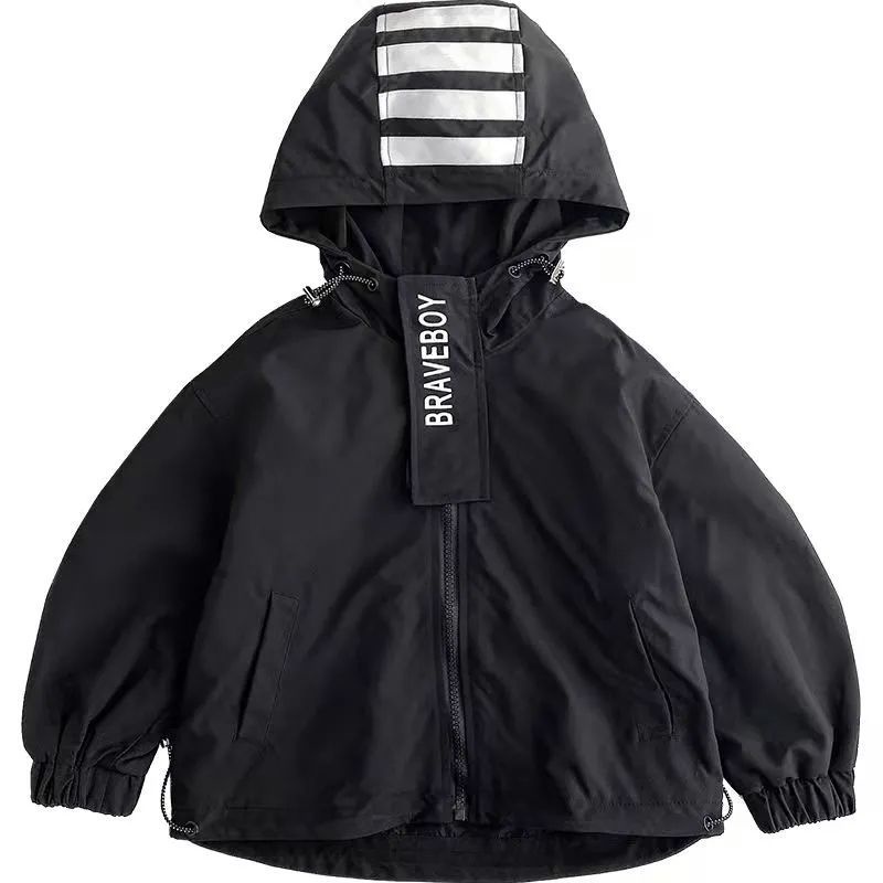 Hàng Mới Về Mới Áo Khoác Thể Thao Có Mũ Trùm Thời Trang Xuân Thu Hàn Quốc 2023 Dành Cho Bé Trai