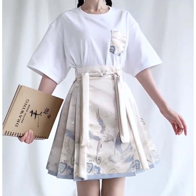 Đầm Hán Phục Cách Tân Chiết Eo Thời Trang Trung Hoa 7.12