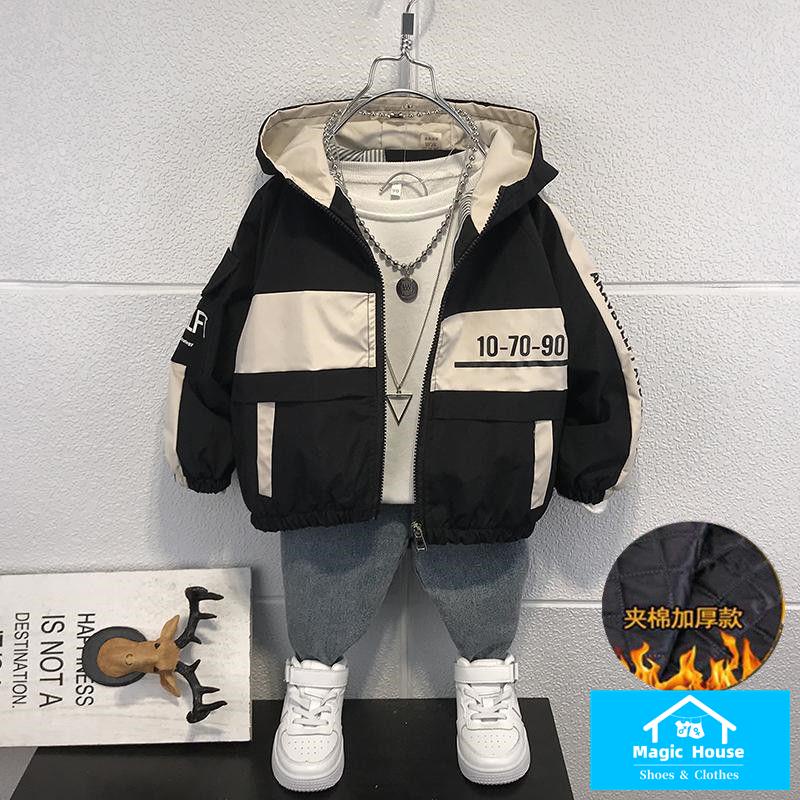 Áo Khoác Cotton Phong Cách Hàn Quốc Thời Trang Mới 2023 Cho Bé Trai