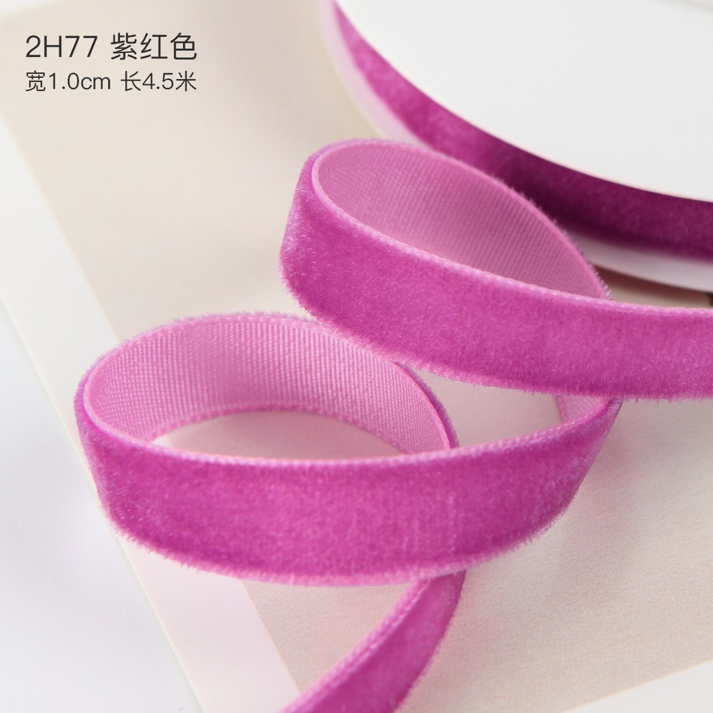 Nhung Ruy Băng Nơ DIY Chất Liệu Nhung Đỏ Trang Trí Ruy Băng Phụ Kiện Tóc Phụ Kiện Ruy Băng Đổ Xô Ruy Băng