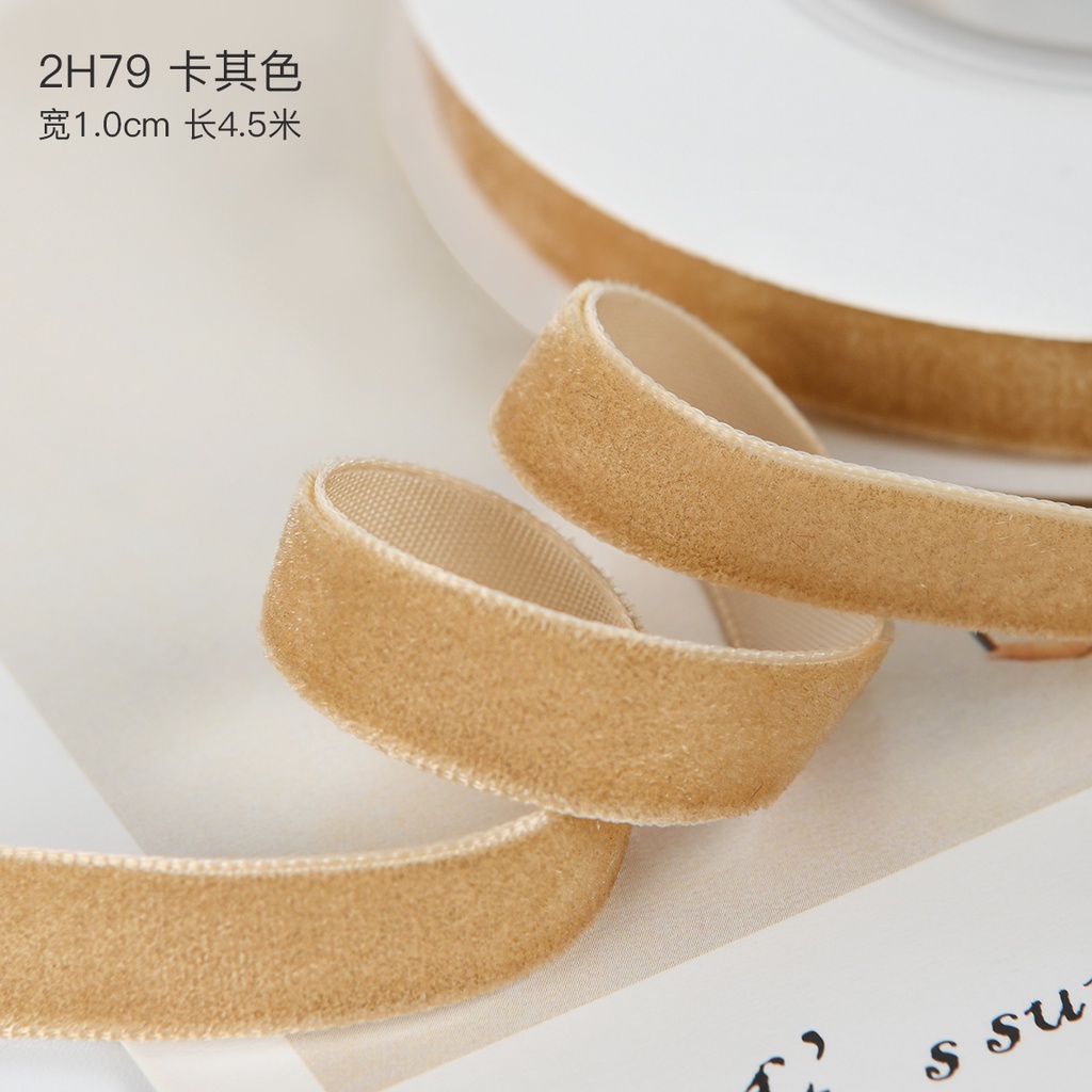 Nhung Ruy Băng Nơ DIY Chất Liệu Nhung Đỏ Trang Trí Ruy Băng Phụ Kiện Tóc Phụ Kiện Ruy Băng Đổ Xô Ruy Băng