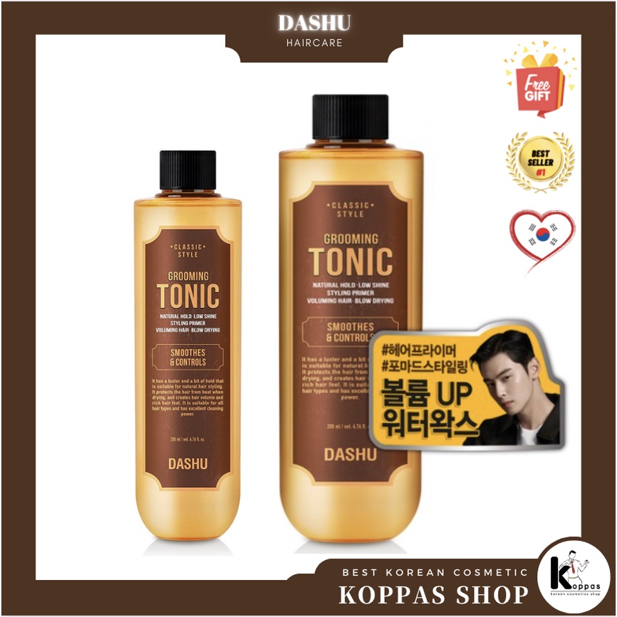 Kem Dưỡng Da DASHU 200ml / 400ml Giúp Tạo Kiểu Tóc Tự Nhiên Classic Style Grooming Tonic