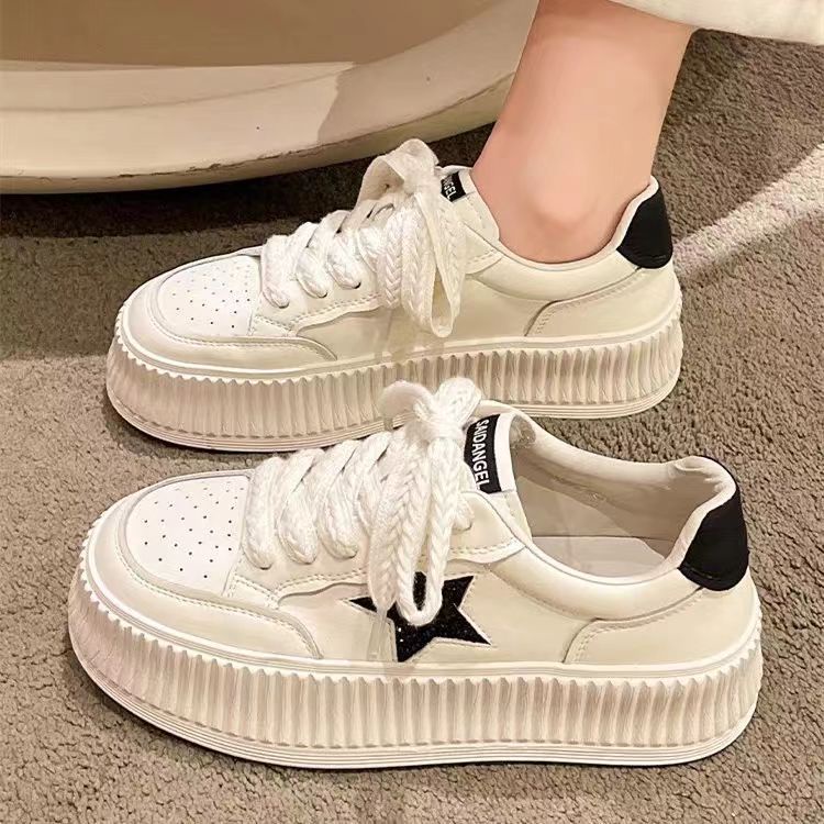 Giày Lười Đế Dày Mềm Mại Chống Trượt Họa Tiết Ngôi Sao Thời Trang Mùa Hè Cho Nữ