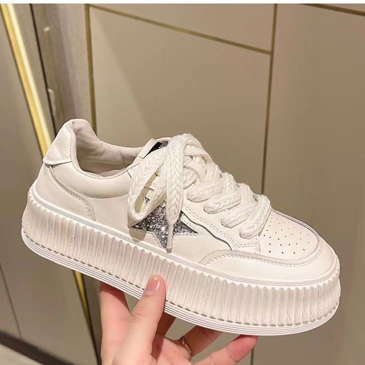 Giày Lười Đế Dày Mềm Mại Chống Trượt Họa Tiết Ngôi Sao Thời Trang Mùa Hè Cho Nữ