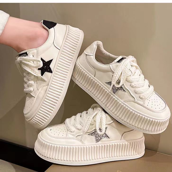 Giày Lười Đế Dày Mềm Mại Chống Trượt Họa Tiết Ngôi Sao Thời Trang Mùa Hè Cho Nữ