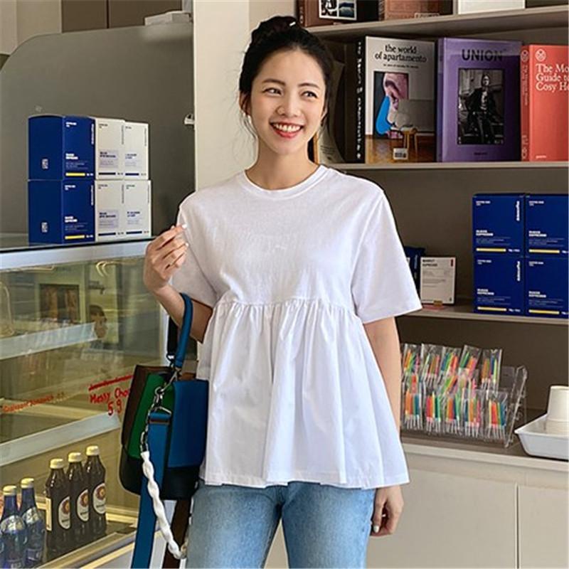 Áo Thun Nữ Tay Ngắn Viền Bèo