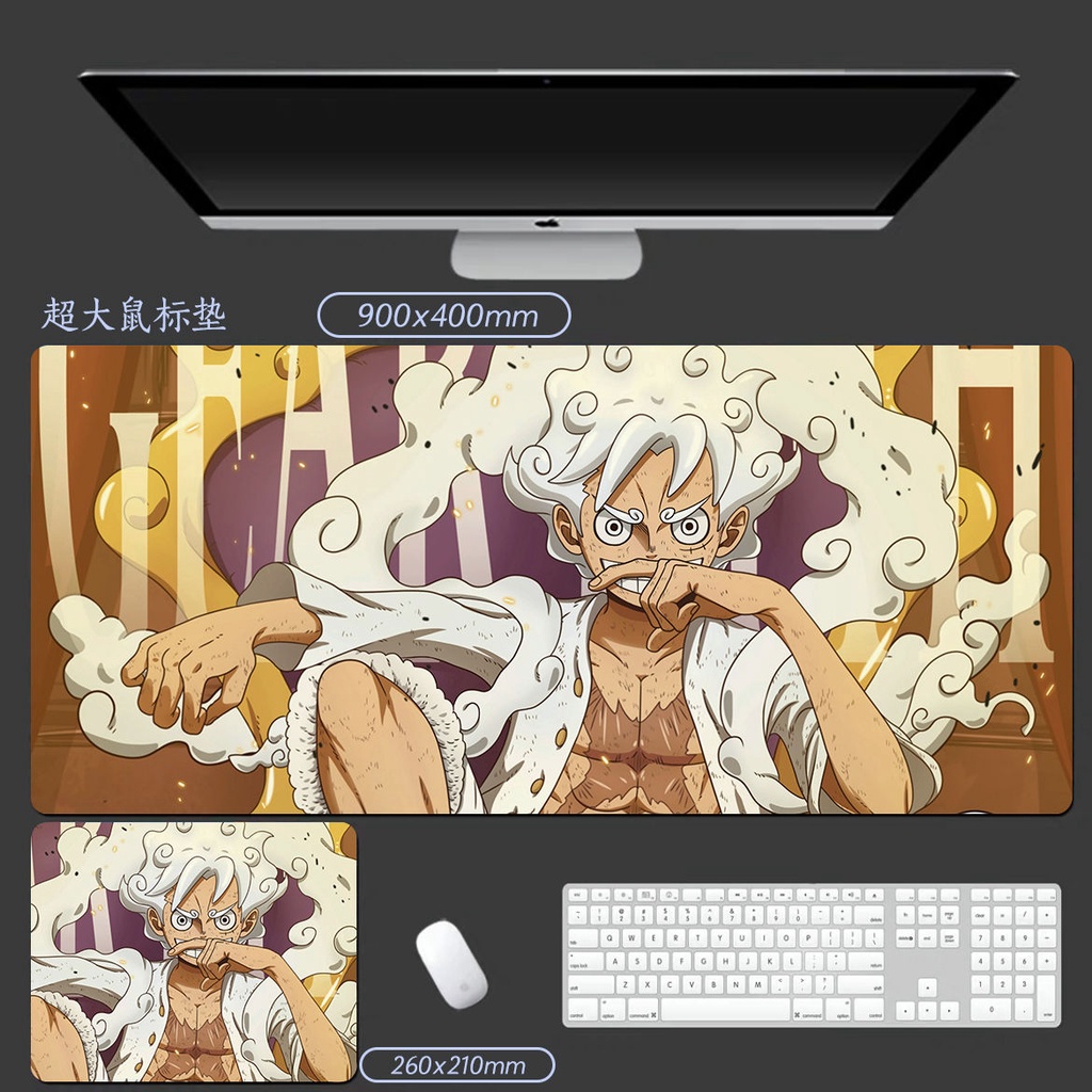 Tấm Lót Chuột Và Bàn Phím Chơi Game Cỡ Lớn In Hình Anime One Piece Độc Đáo