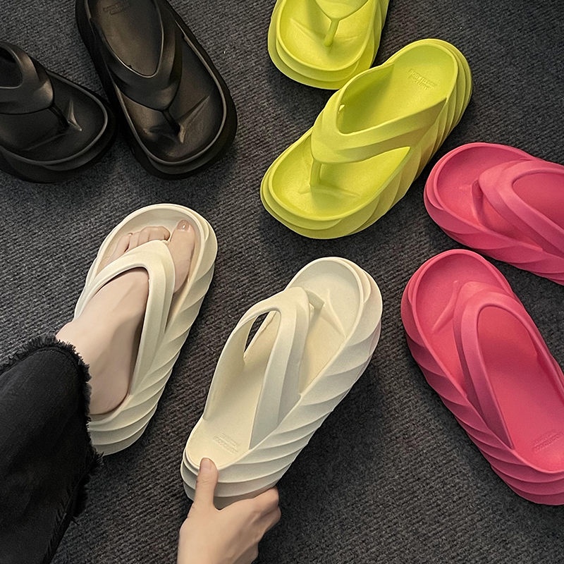 Dép Quai Ngang Đế Dày Chống Trượt Thời Trang Mùa Hè Mới Cho Nữ