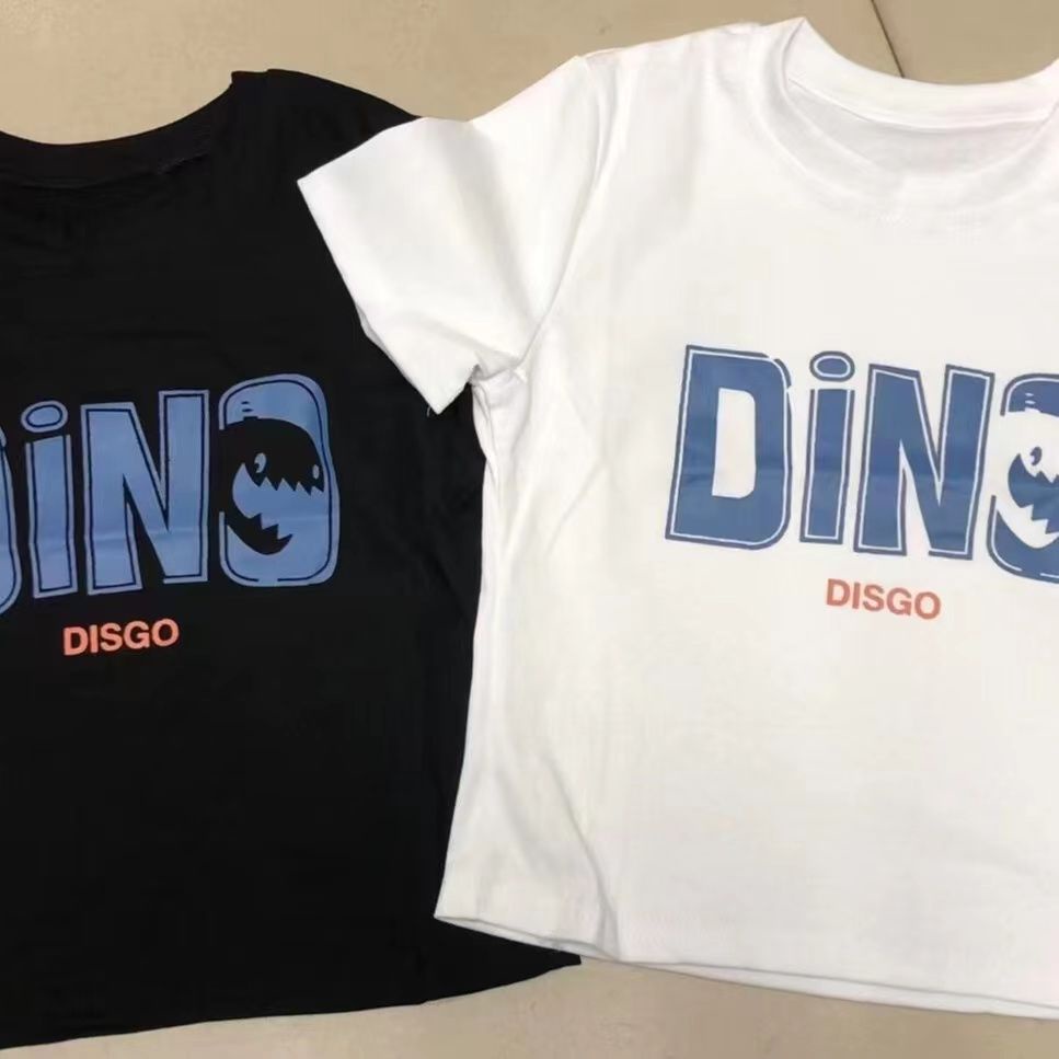 Áo Thun Cotton Ngắn Tay Phong Cách Preppy Retro Mùa Hè Cho Nữ