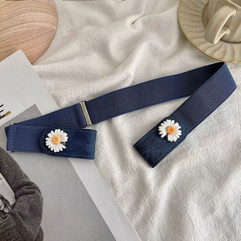 Thắt Lưng Denim Không Đường May Co Giãn Tốt Thời Trang Cho Nam Và Nữ